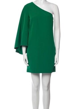 Splendid Mini Dress One-Shoulder Green size Small